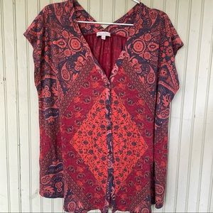 Lucky Brand.  Women’s blouse.  1X.